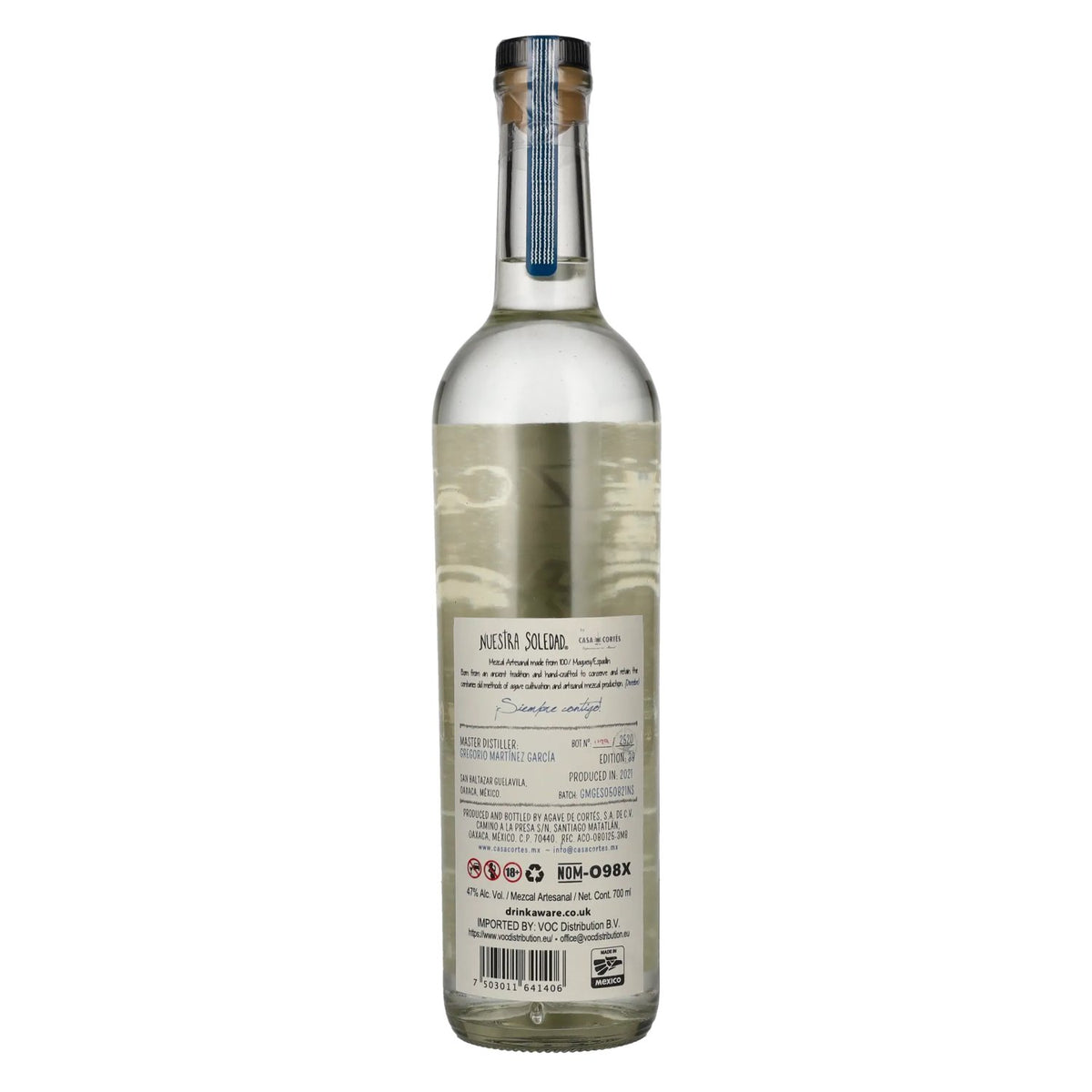 Nuestra Soledad Mezcal Joven SAN BALTAZAR GUELAVILA 47% vol. 0.7 l