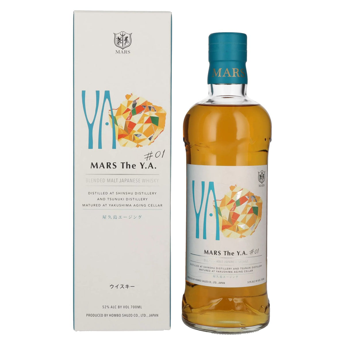 Mars Whisky The Y.A. Blended Malt Japanese Whisky #01 52% vol. 0.7l in a gift box