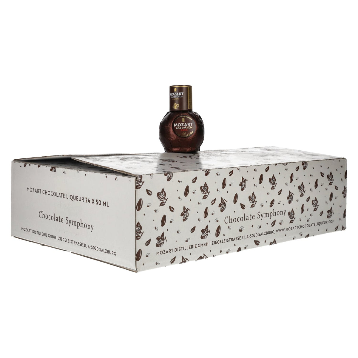 Liqueur Mozart au chocolat noir, 17 % vol., 24 x 0,05 l