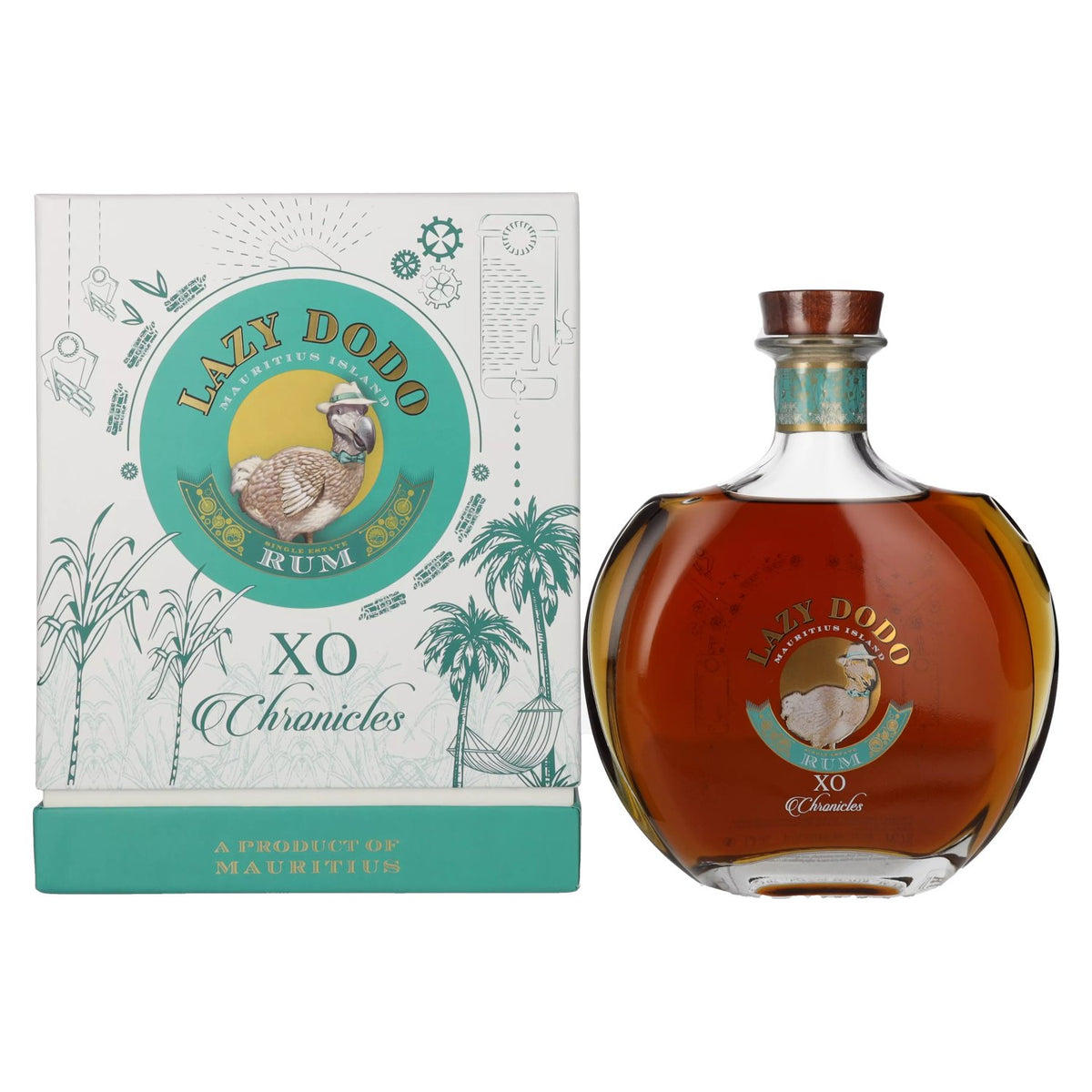 Lazy Dodo XO CHRONICLES RUM 40% vol. 0,7 l in geschenkverpakking