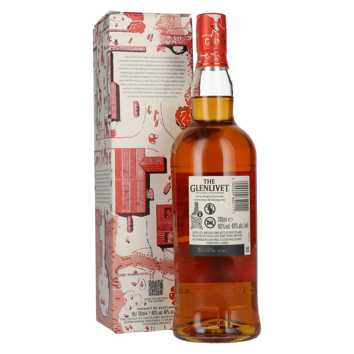 The Glenlivet GROUNDBREAKER COLLECTION Single Malt Whisky 40% vol. 0,7 l in geschenkverpakking