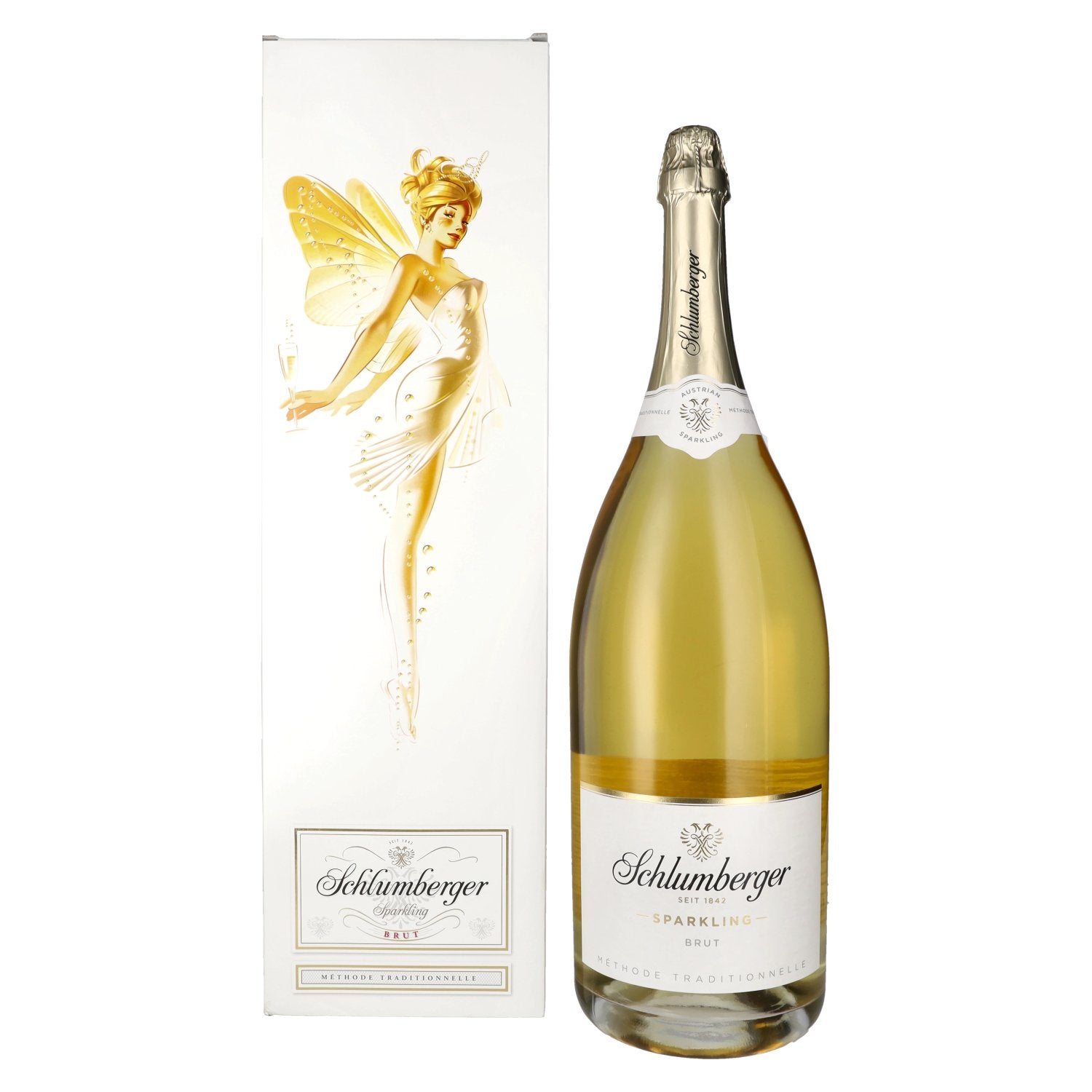 Schlumberger Sparkling Vintage Sekt Brut 12% Vol. 6l en coffret cadeau