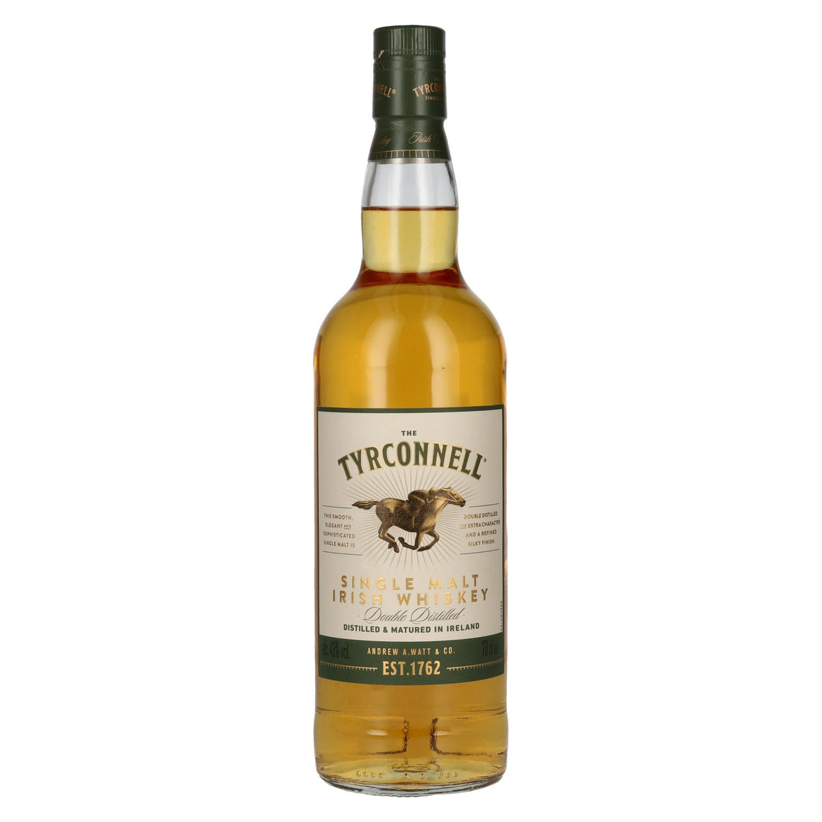 The Tyrconnell Single Malt Irish Whisky 43% ABV 0.7l
