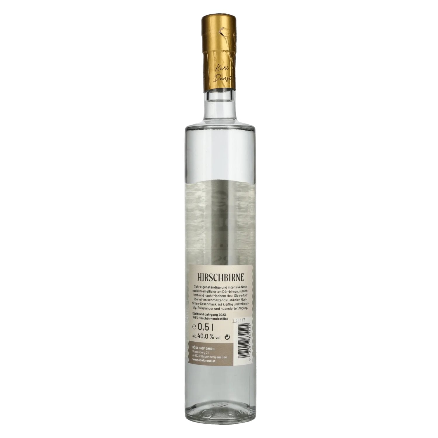 Hödl Hof HIRSCHBIRNE Eau-de-vie noble 2023 40% vol. 0,5l