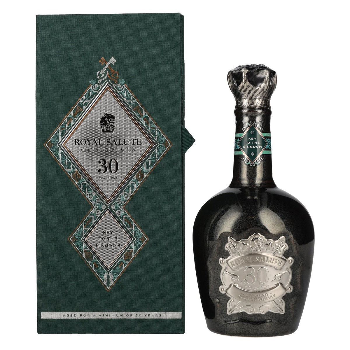 Royal Salute 30 Years Old KEY TO THE KINGDOM Blended Scotch Whisky 40% ABV 0.5 l in a gift box