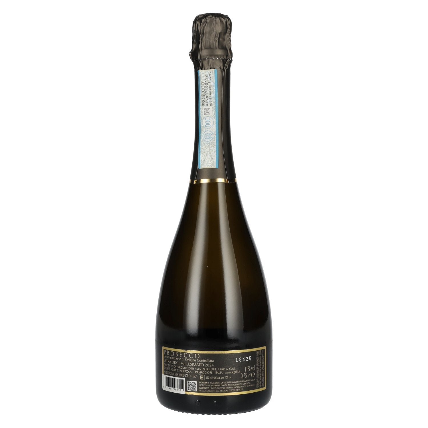 AI GALLI Prosecco Extra Dry Millesimato DOC 2024 11% vol. 0,75l