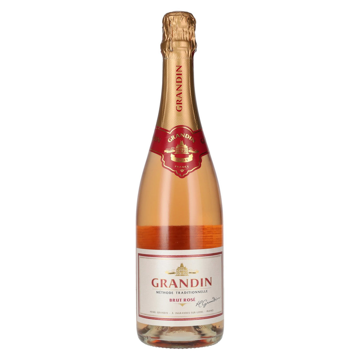 Grandin Brut Rosé Méthode Traditionnelle 12% vol. 0.75 l