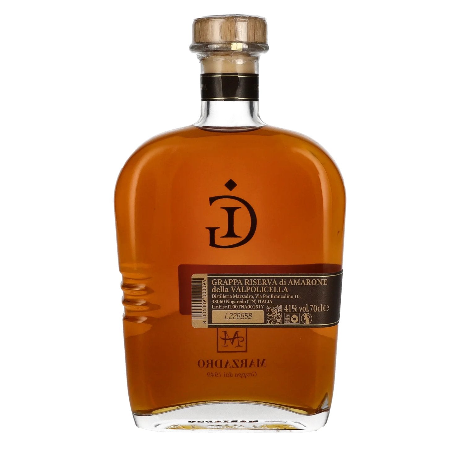Marzadro GIARE Amarone Grappa 41% vol. 0,7l