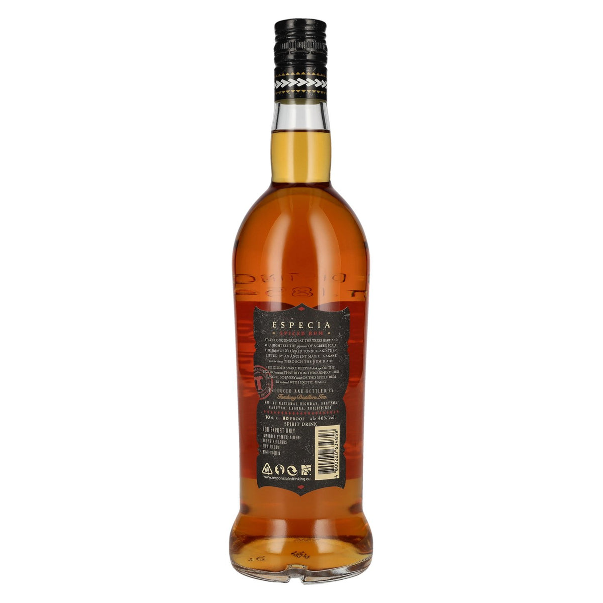 Tanduay Especia Spiced Rum Spirit Drink 40% vol. 0,7 l