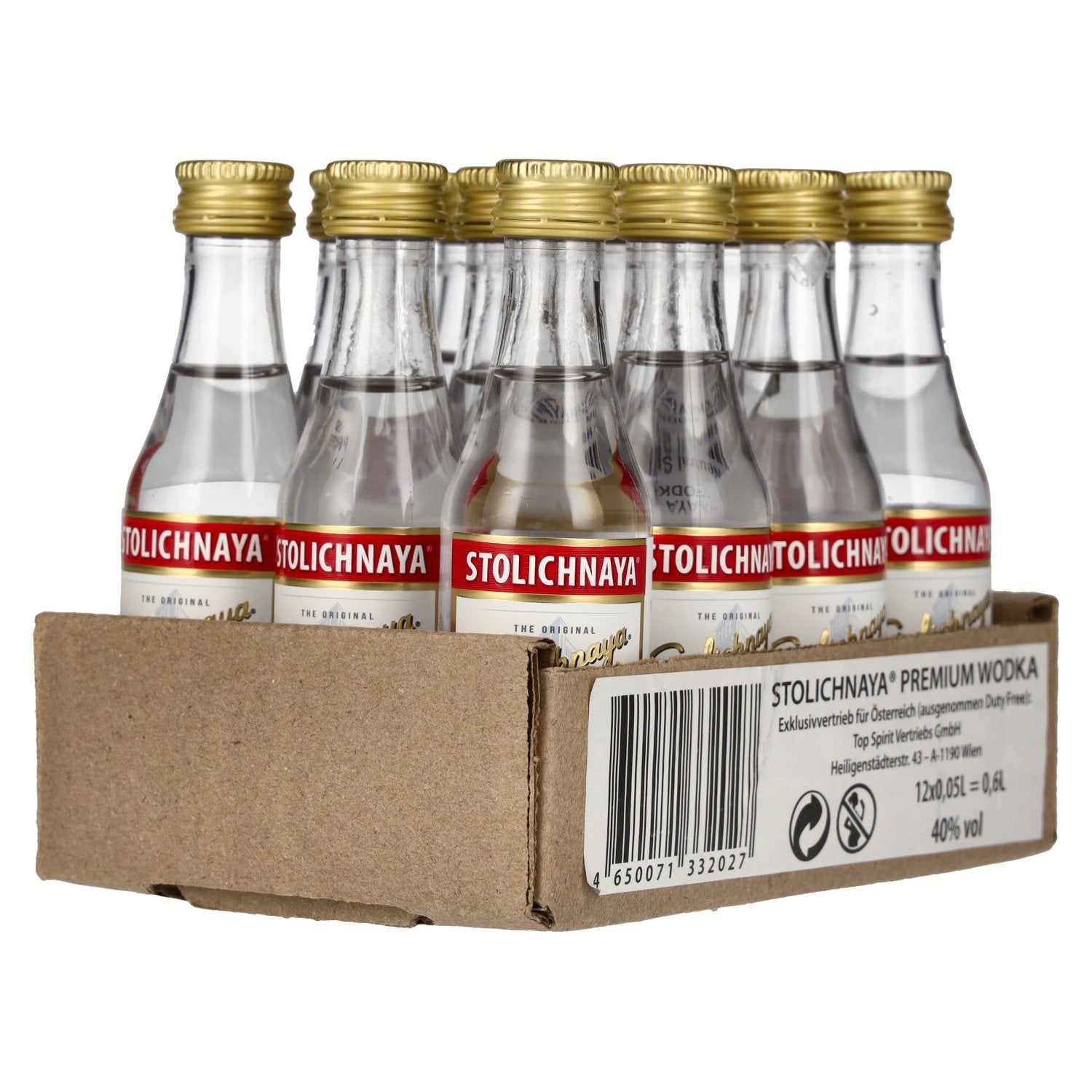 Stolichnaya Premium Vodka FKP 40% vol. 12 x 0,05 l PET