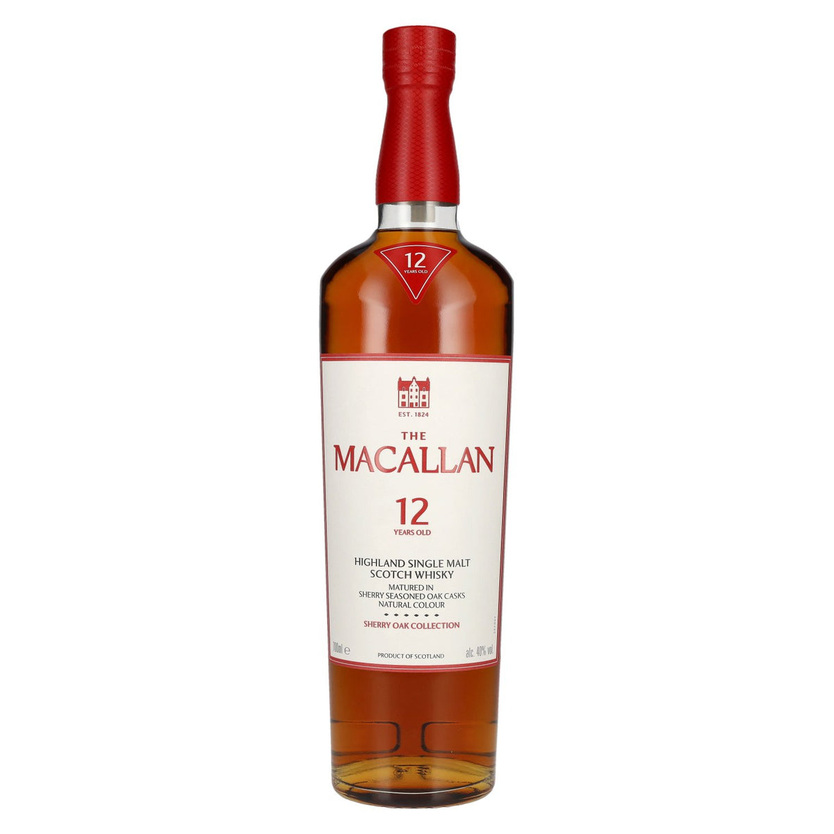 The Macallan 12 Years Old SHERRY OAK CASK 40% vol. 0.7 l