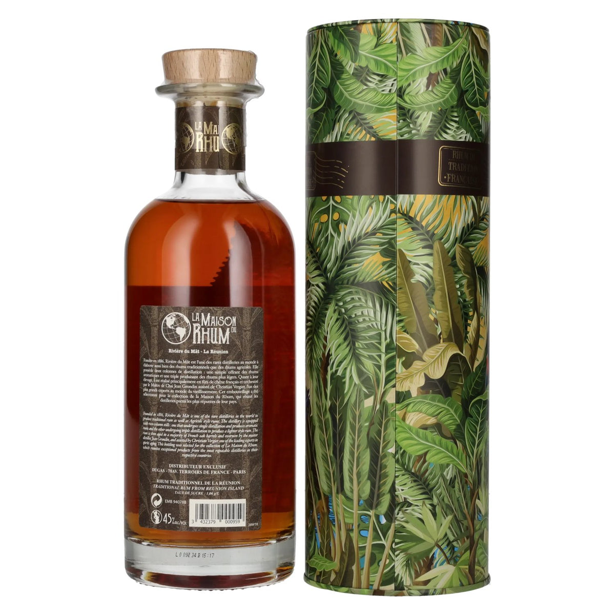 La Maison du Rhum LA RÉUNION 2010/2020 Batch nr. 3 45% vol. 0,7 l in blikken doos