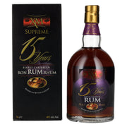 XM SUPREME 15-Year-Old Finest Caribbean Rum 40% vol. 0.7 l in a gift box