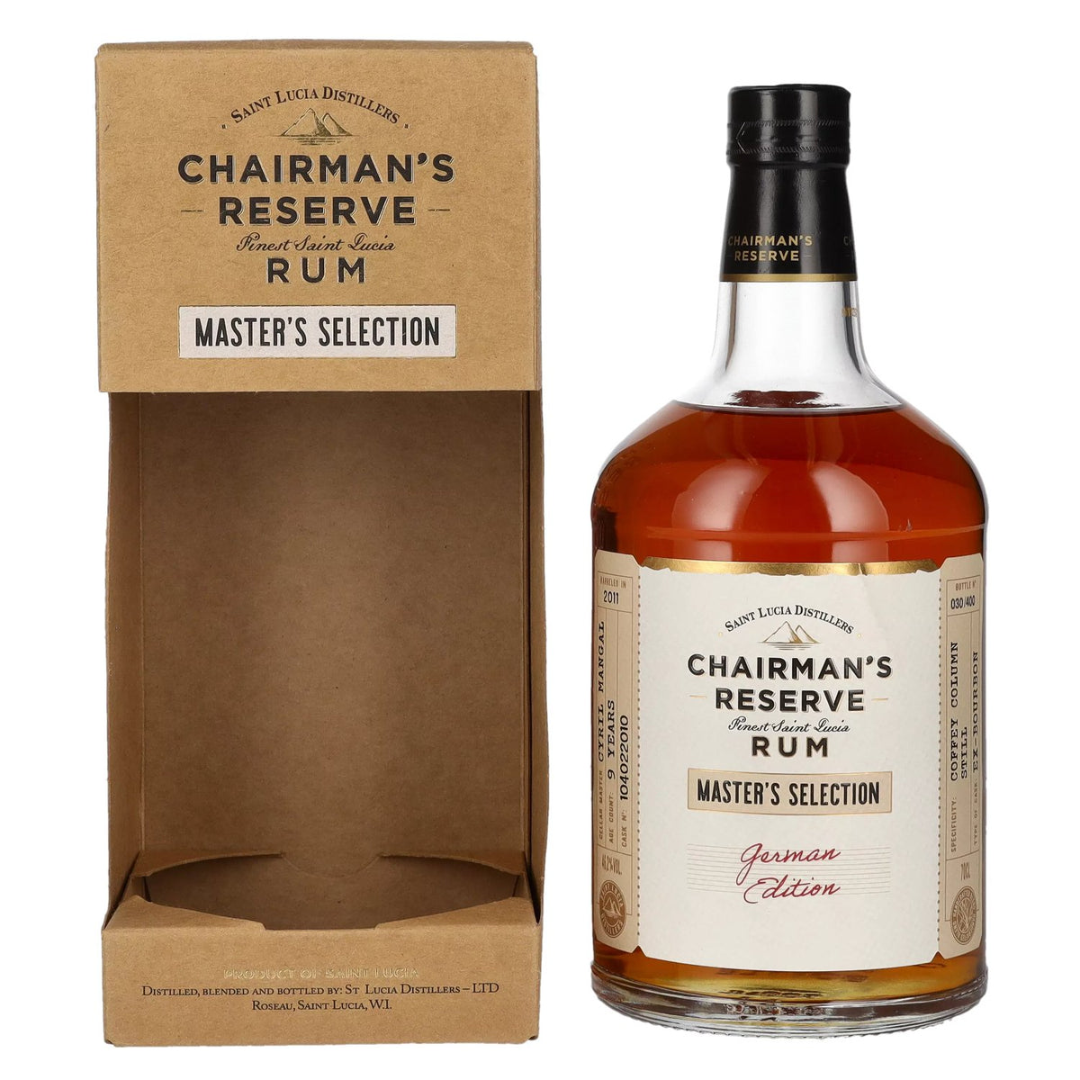 Chairman's Reserve Master's Selection Duitse editie 46,2% vol. 0,7 l in geschenkverpakking