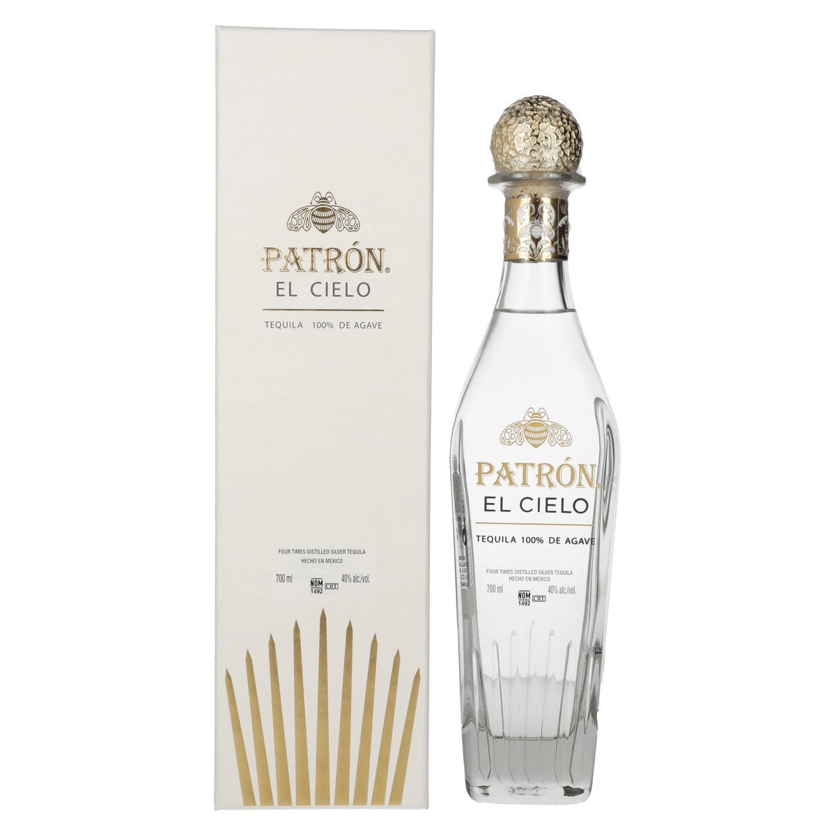 Patrón El Cielo Silver Tequila 100% agave 40% vol. 0,7 l in geschenkverpakking