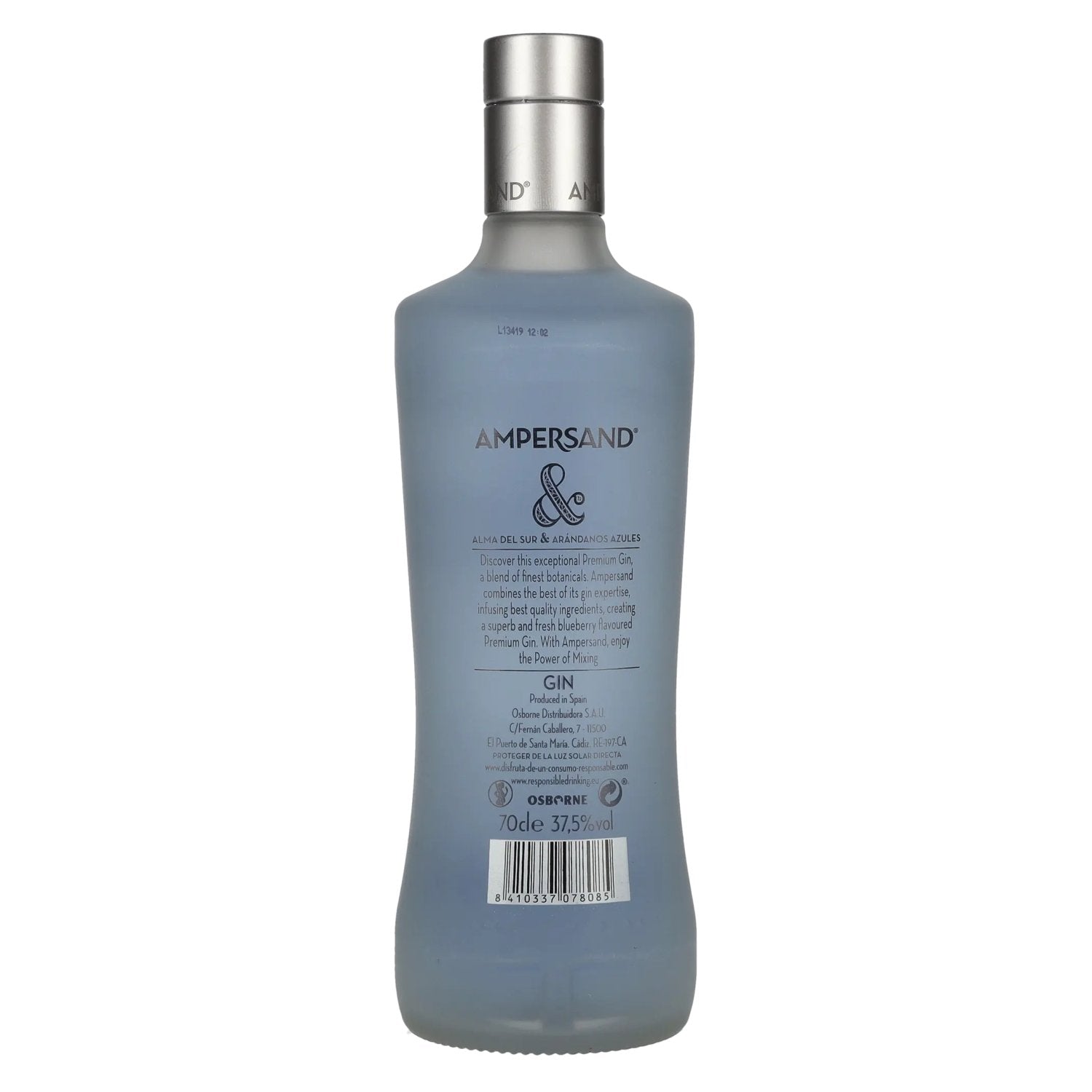Ampersand BLUEBERRY FLAVOUR Premium Gin 37,5% Vol. 0,7l