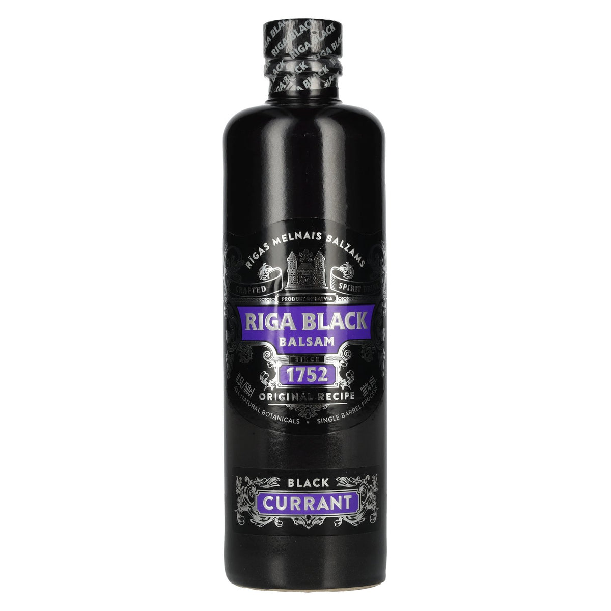 Riga Black Balsam 1752, recette originale, cassis, 30 % vol., 0,5 l