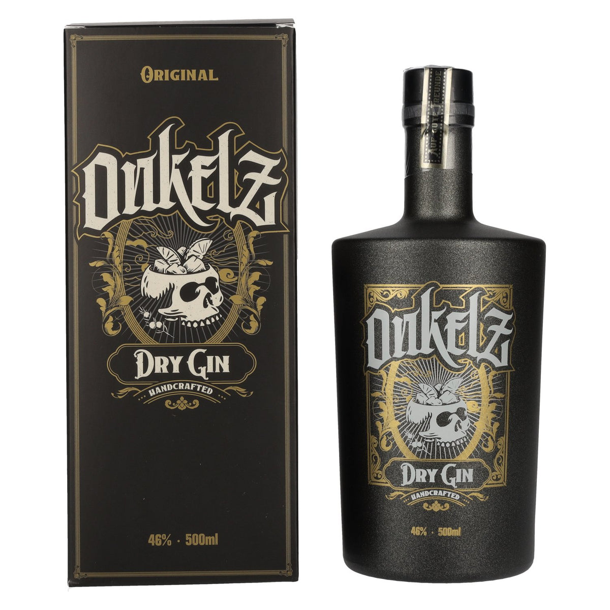 Böhse Onkelz Handcrafted Dry Gin 46% vol. 0.5 l in a gift box