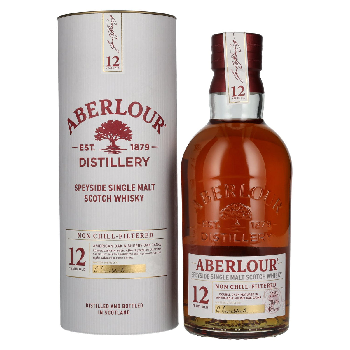 Aberlour 12 Years Old Speyside Single Malt 48% vol. 0.7 l in a gift box