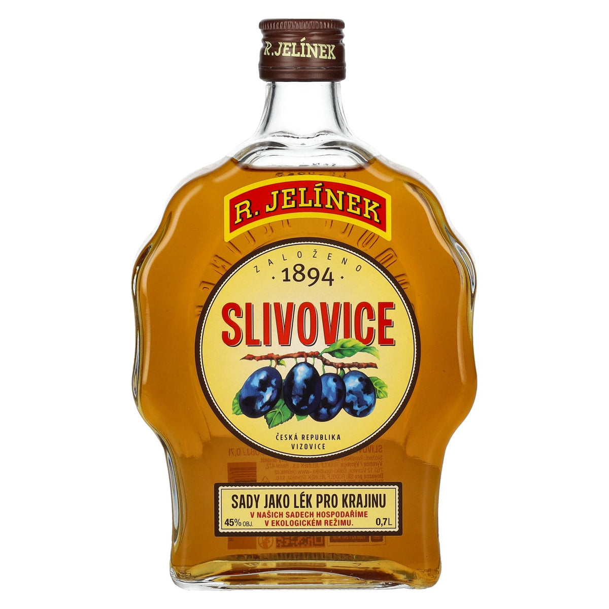 R. Jelínek Slivovice GOLD Plum 45% ABV 0.7l