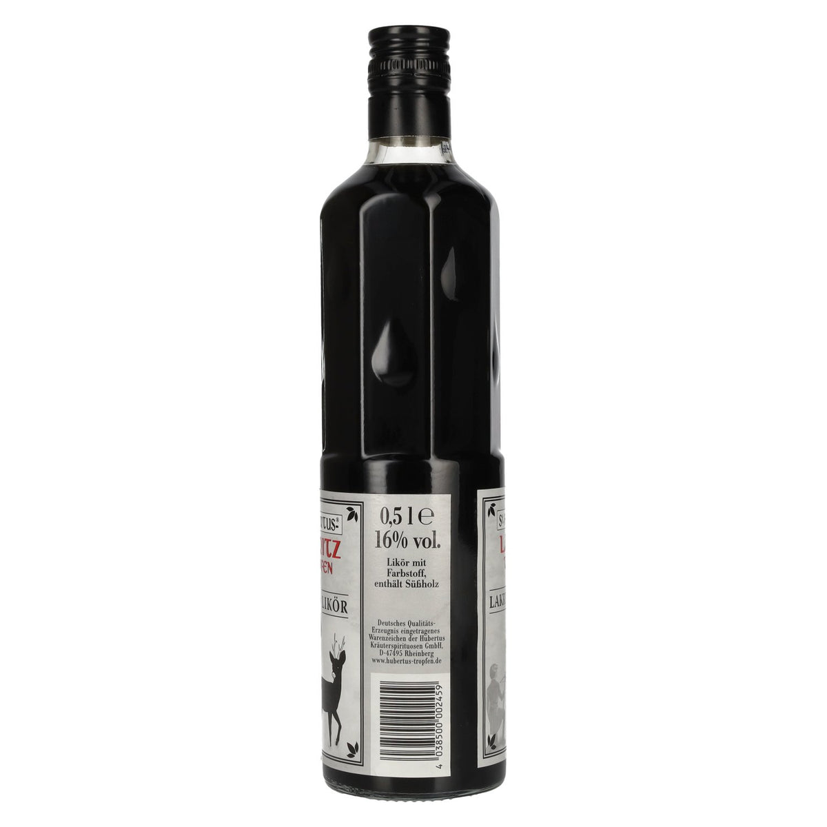 St. Hubertus LIQUORICE Drops Liquorice Liqueur 16% vol. 0.5 l