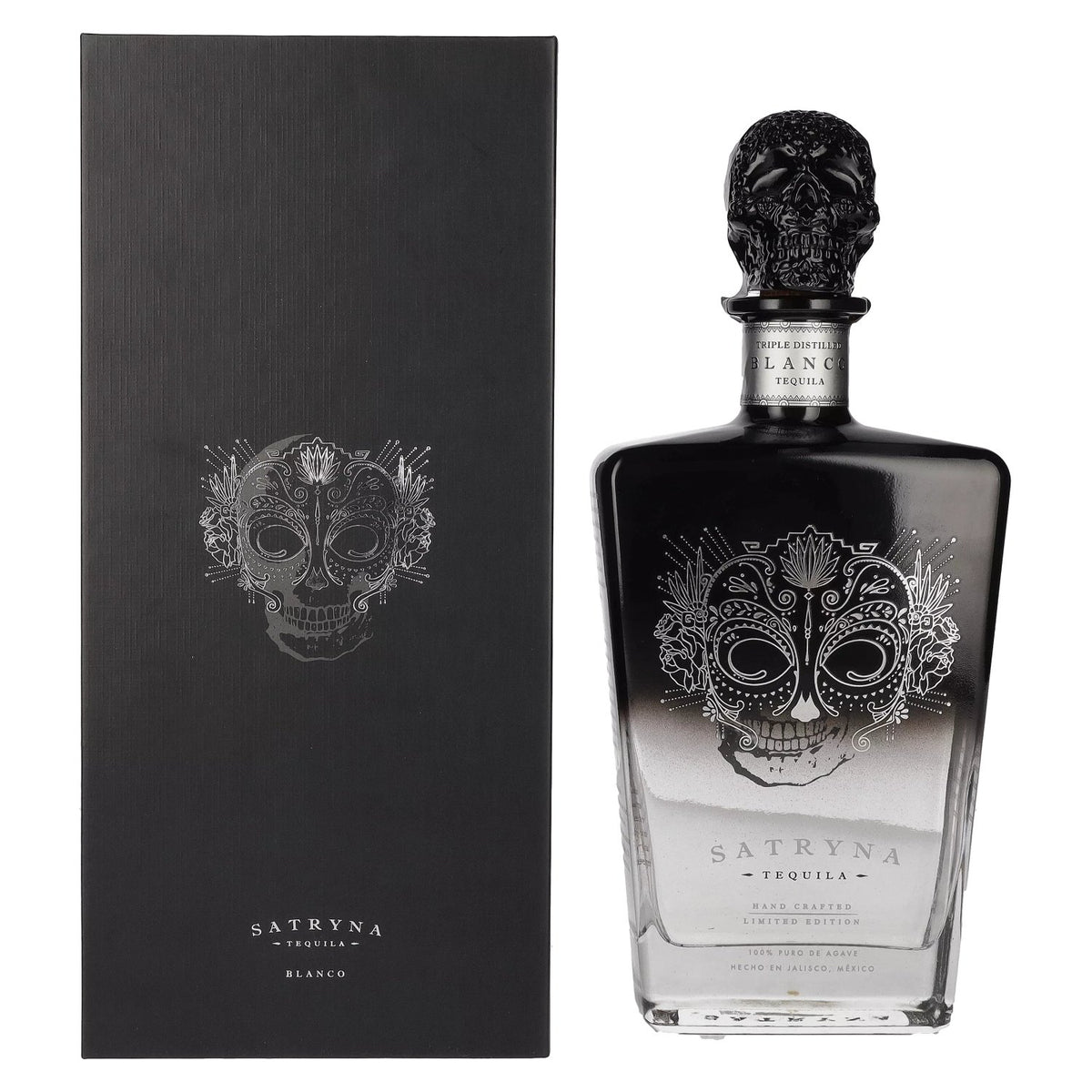 Satryna Blanco Tequila 100% Puro De Agave 38% vol. 0,7 l in geschenkverpakking
