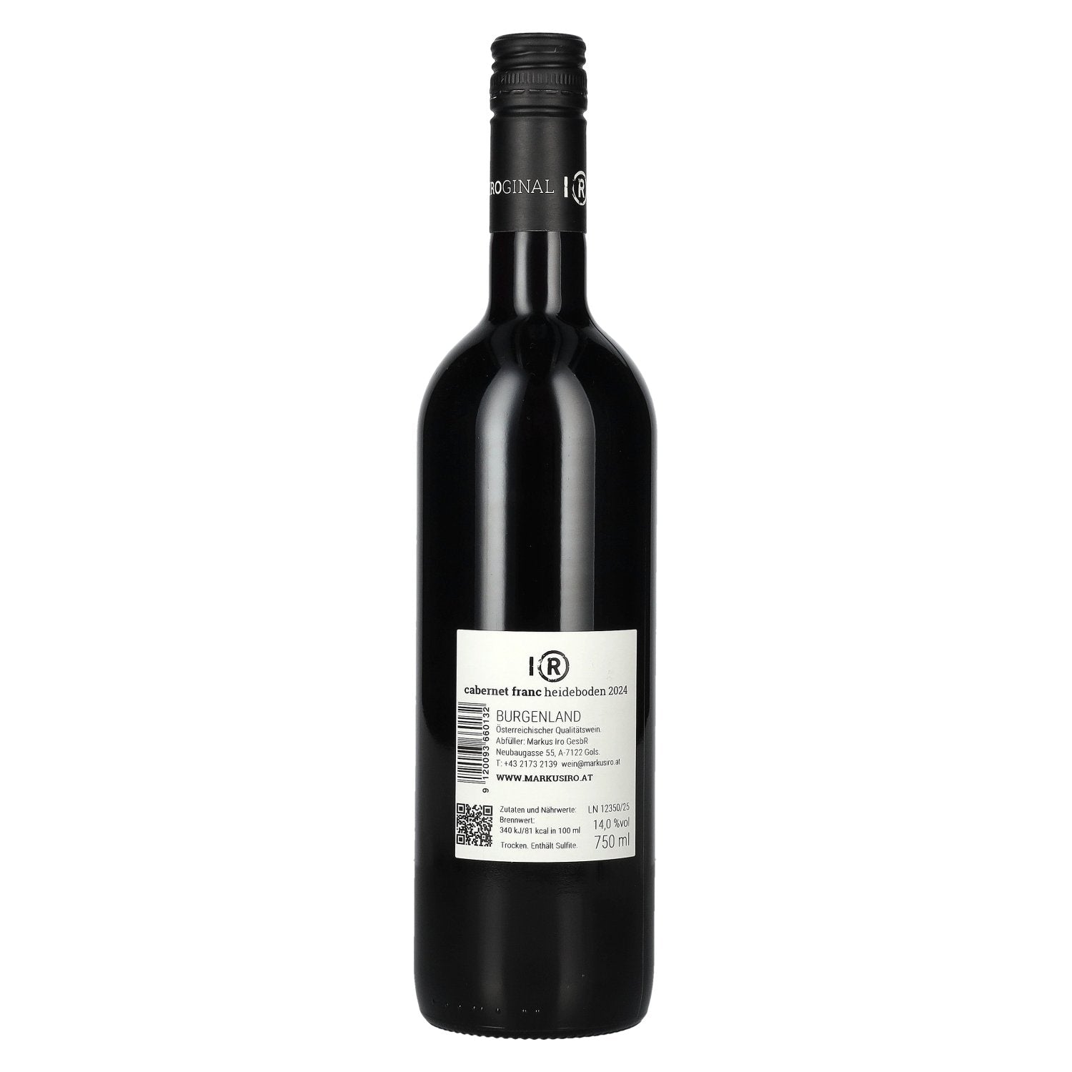 IRO Cabernet Franc Heideboden 2024 14% Vol. 0,75l