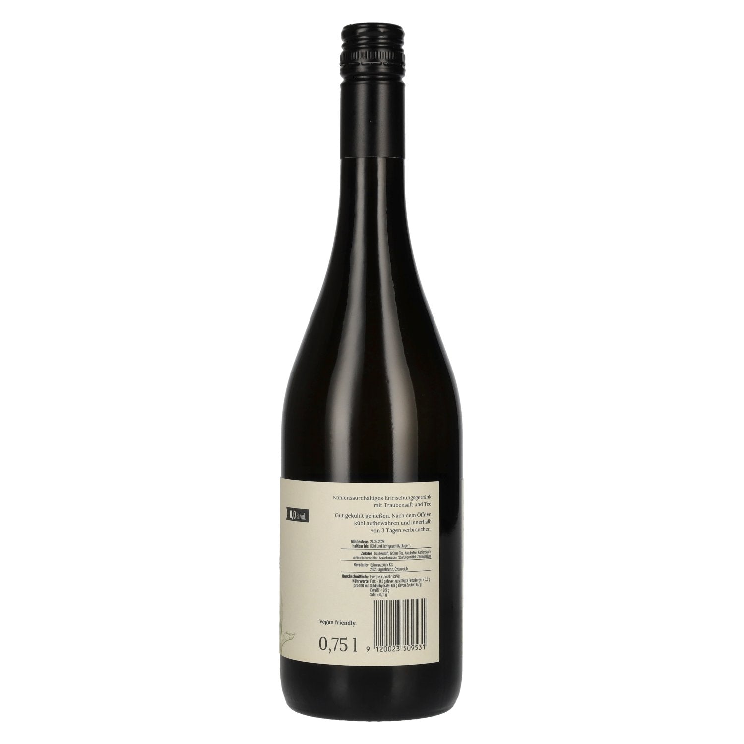 Schwarzböck « Null Bock » sans alcool, blanc pétillant, 0,75 l