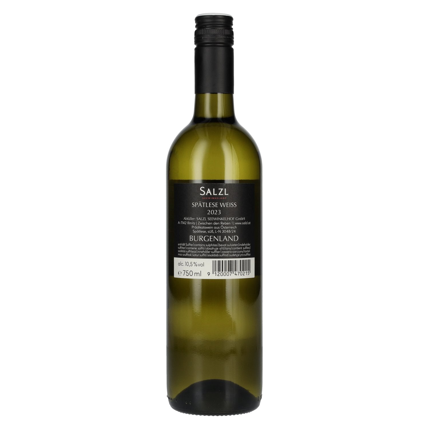 Salzl vendange tardive blanc 2023 10,5% vol. 0,75l