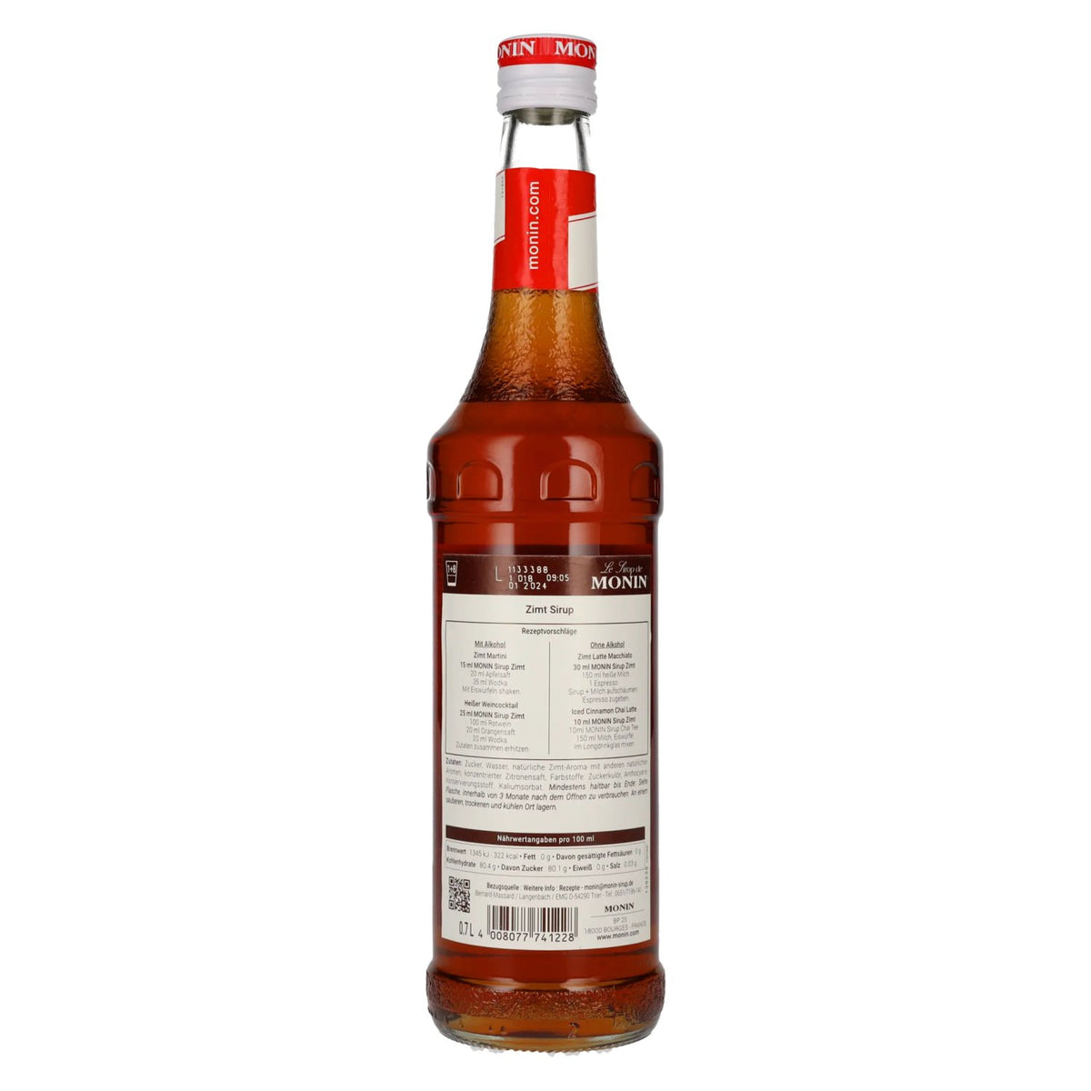 Monin Cinnamon Syrup 0.7 l
