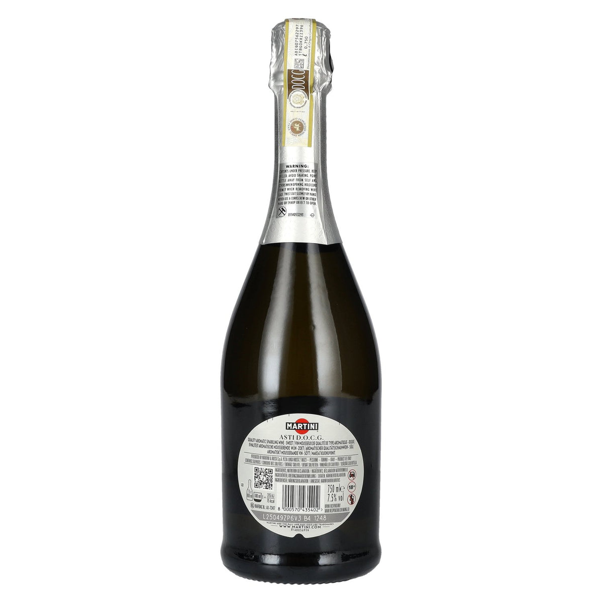 Martini Sparkling Wine ASTI DOCG 7.5% ABV 0.75 l