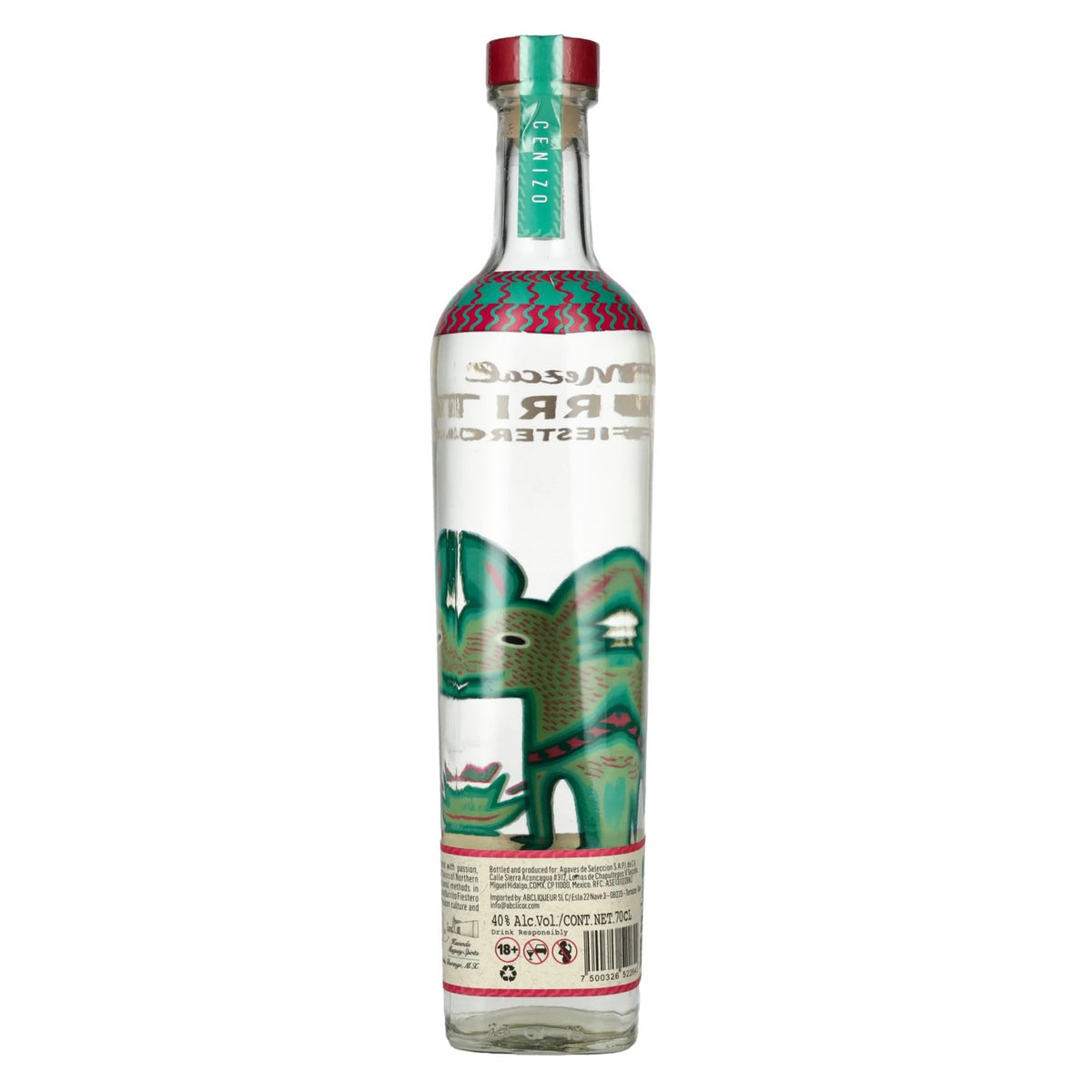Burrito Fiestero Mezcal artisanal Cenizo AOP 40 % vol. 0,7 l