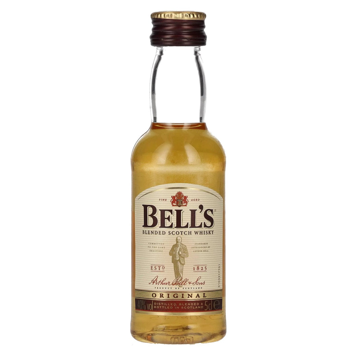 Whisky écossais assemblé Bell's ORIGINAL, 40 % vol., 0,05 l, bouteille en PET