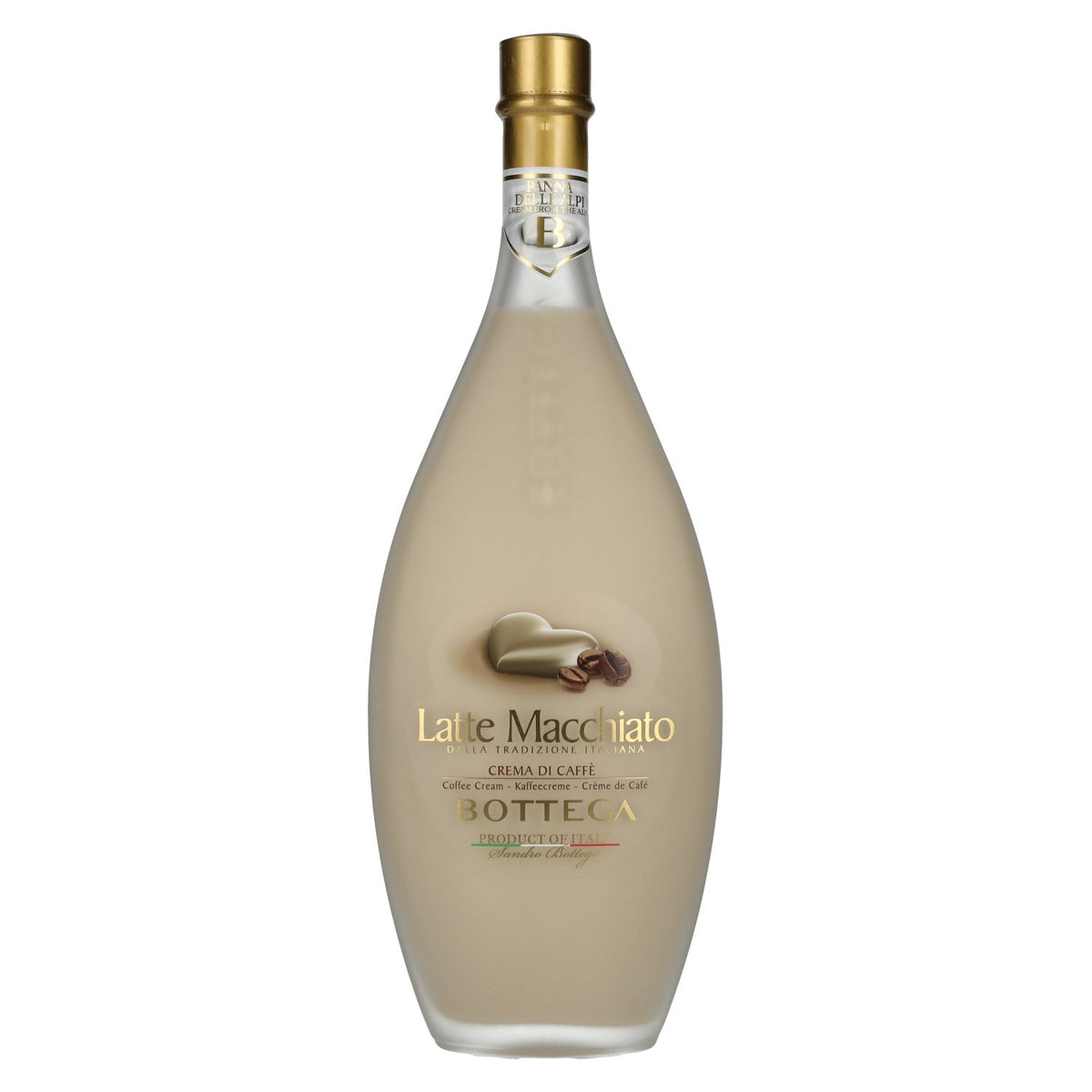 Bottega LATTE MACCHIATO Coffee and Grappa Liqueur 15% ABV 0.5l