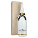 Moët &amp; Chandon Champagne ICE IMPÉRIAL Demi-Sec 12.5% ABV 3 litres in a wooden crate