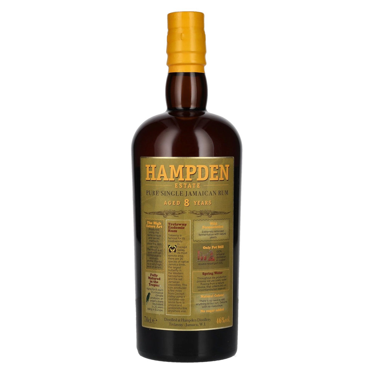 Hampden Estate 8 Years Old Pure Single Jamaican Rum 46% Vol. 0,7l