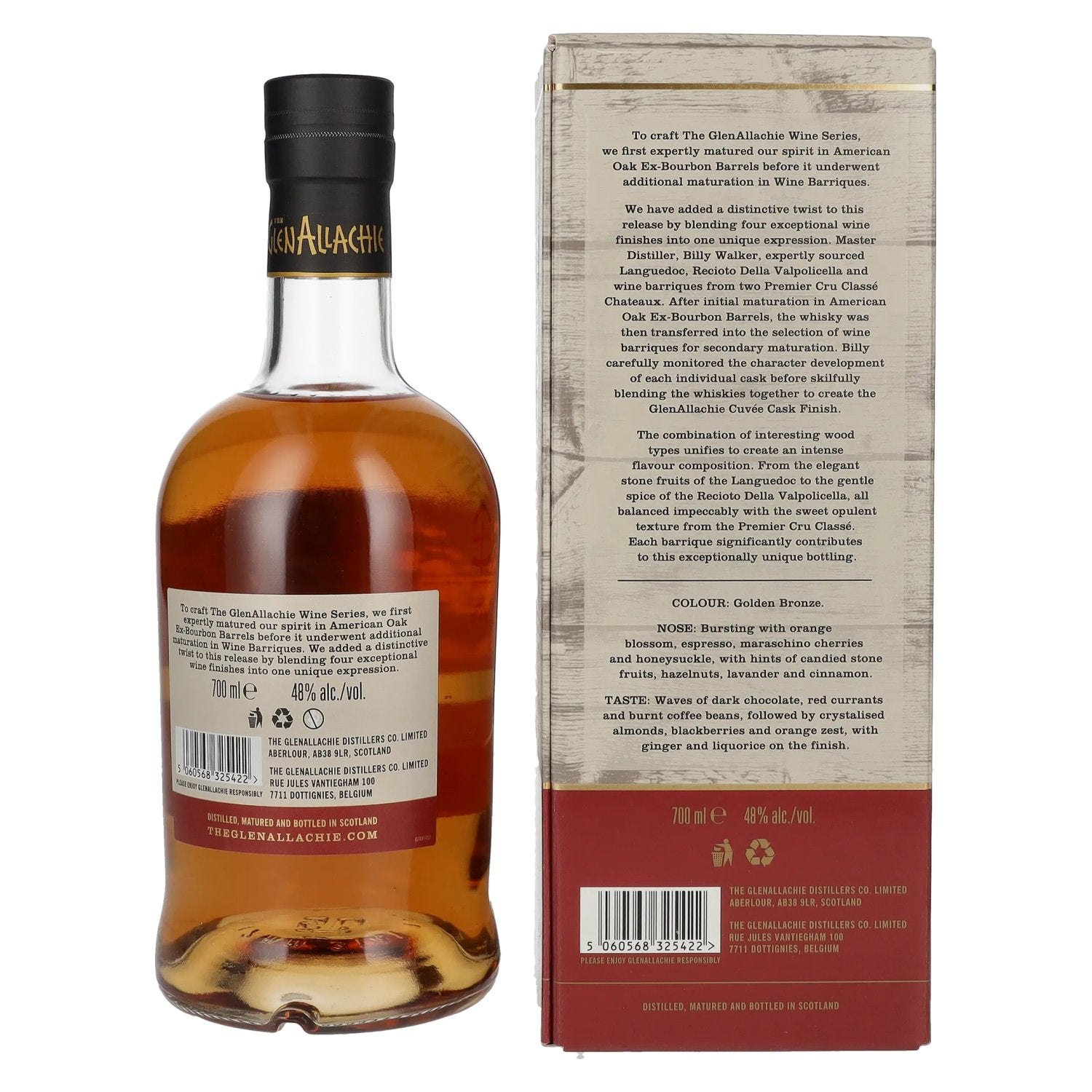 The GlenAllachie WINE SERIES Cuvée Cask Finish 2012 48% Vol. 0,7l in gift box