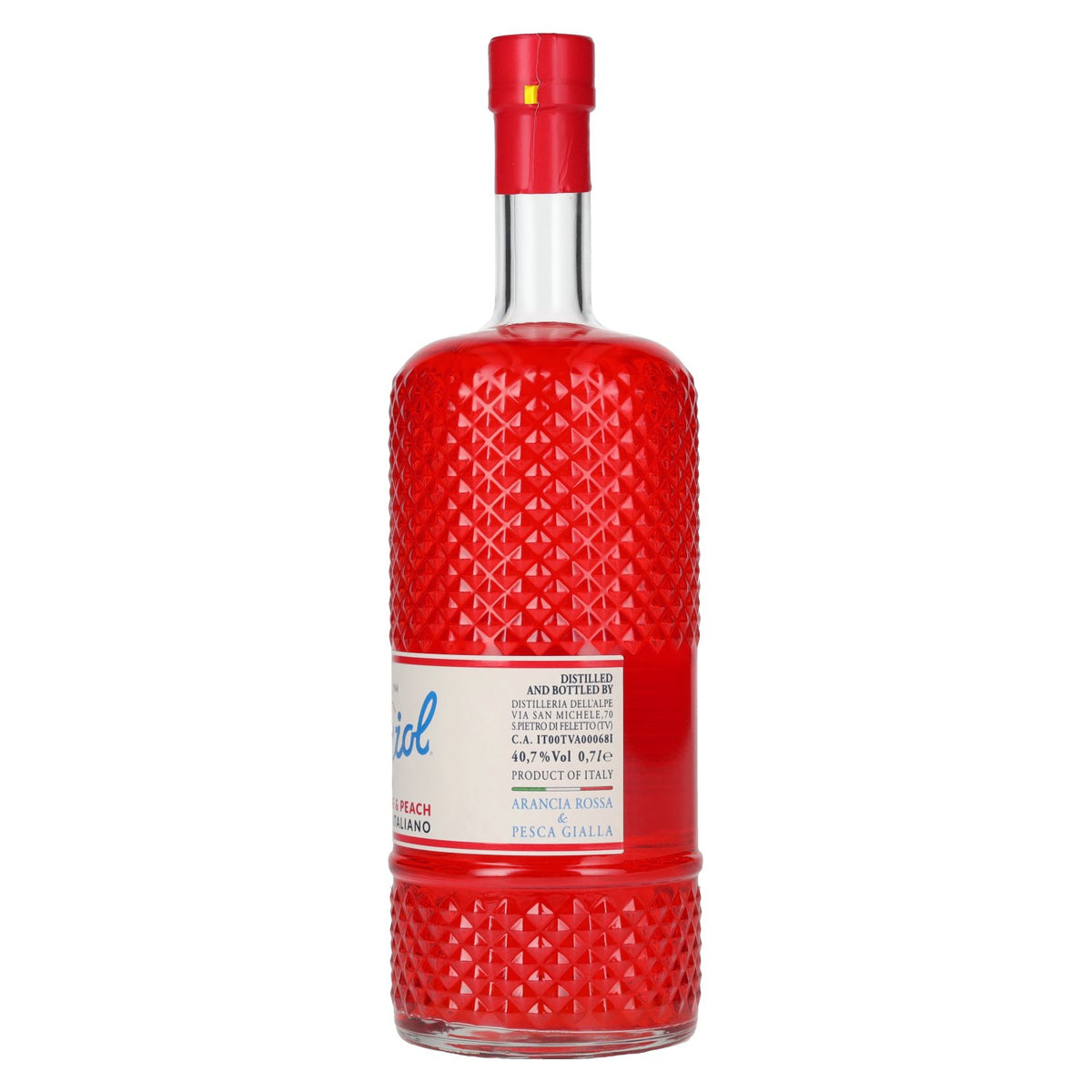 Kapriol BLOOD ORANGE &amp; PEACH Italian Artisanal Gin 40.7% ABV 0.7l