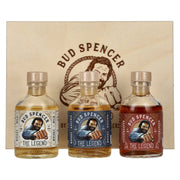 Bud Spencer THE LEGEND Mini Set 42.7% vol. 3 x 0.05 l in a wooden box