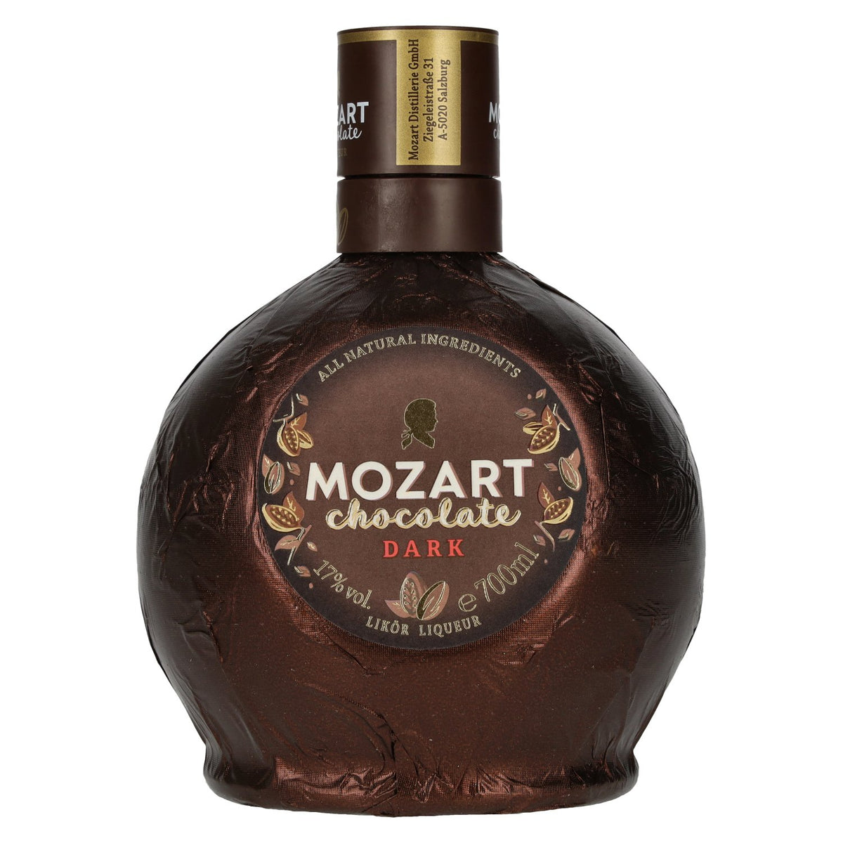 Mozart Dark Chocolate Liqueur 17% ABV 0.7l