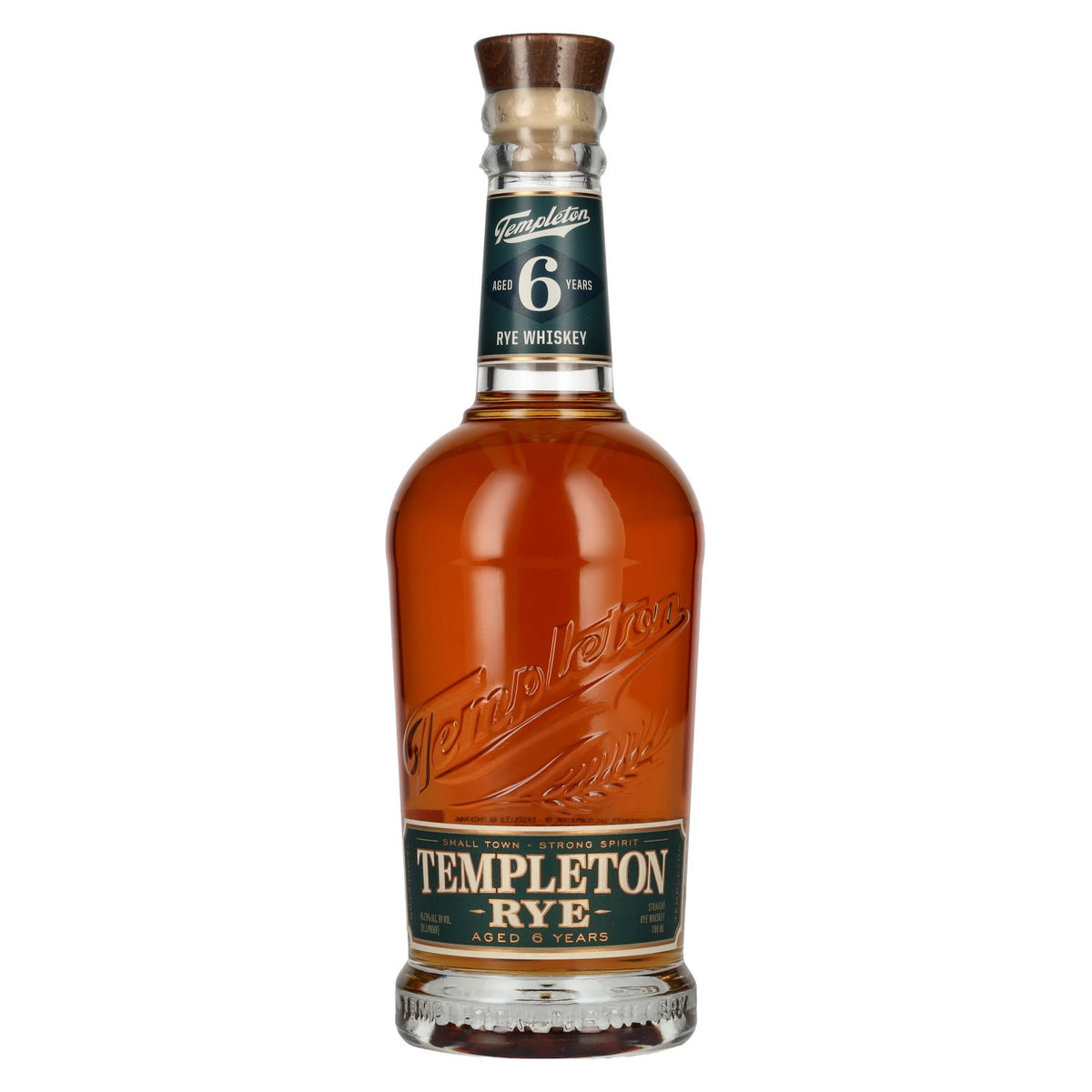 Templeton Rye 6 Years Old Straight Rye Whiskey 45.8% ABV 0.7l