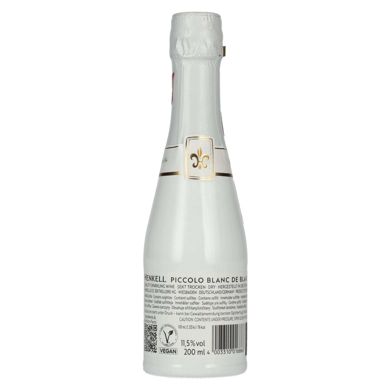 Henkell Blanc de Blancs Dry-Sec Piccolo 11,5% Vol. 0,2l