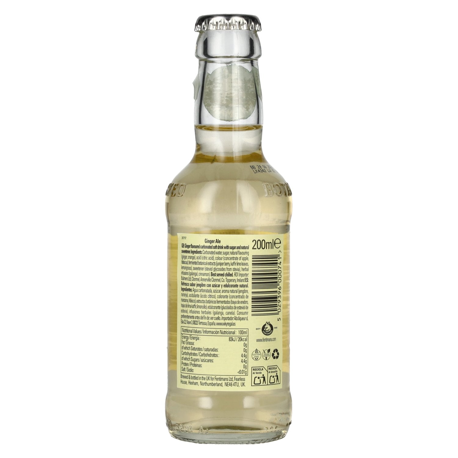 Fentimans GINGER ALE 6x4x0,2l