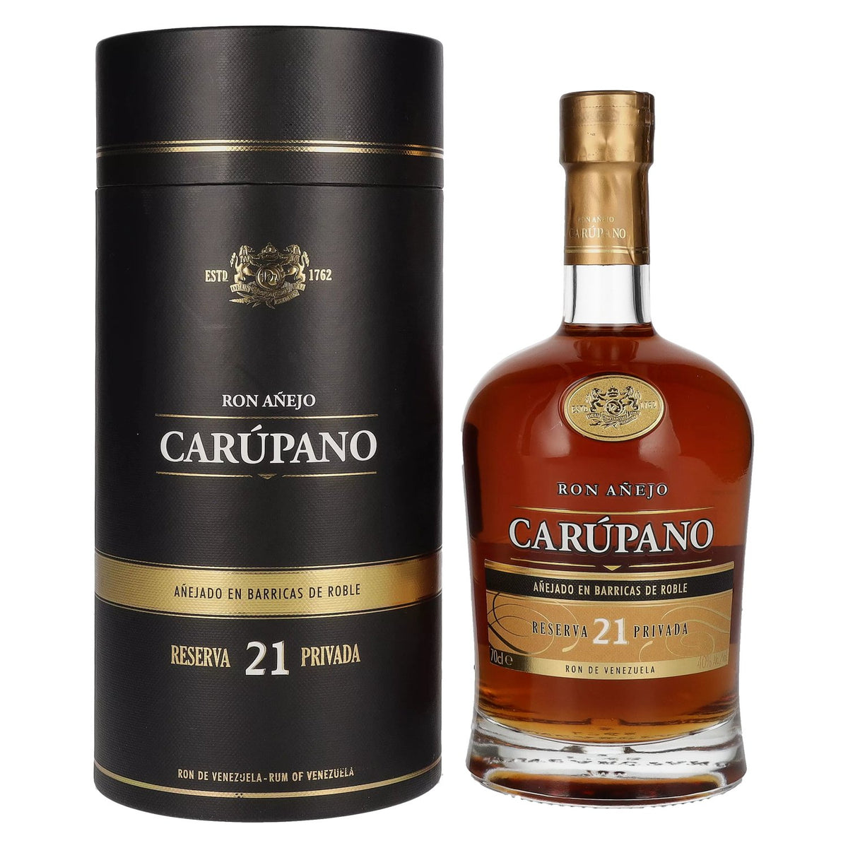 Ron Añejo Carúpano Reserva 21 Privada 40% vol. 0,7 l in geschenkverpakking