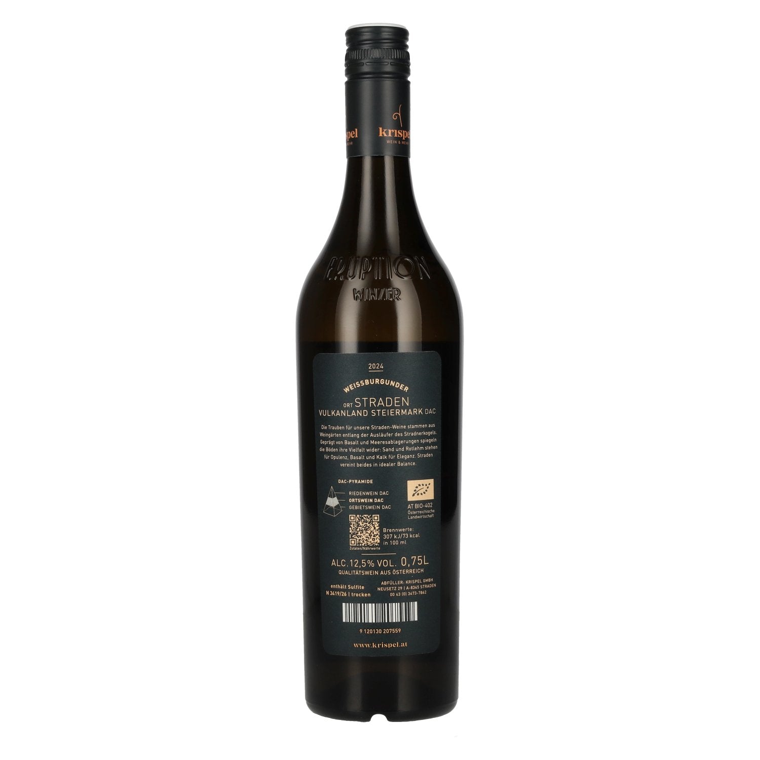 KRISPEL Weissburgunder Straden Vulkanland Steiermark DAC 2024 12,5% Vol. 0,75l
