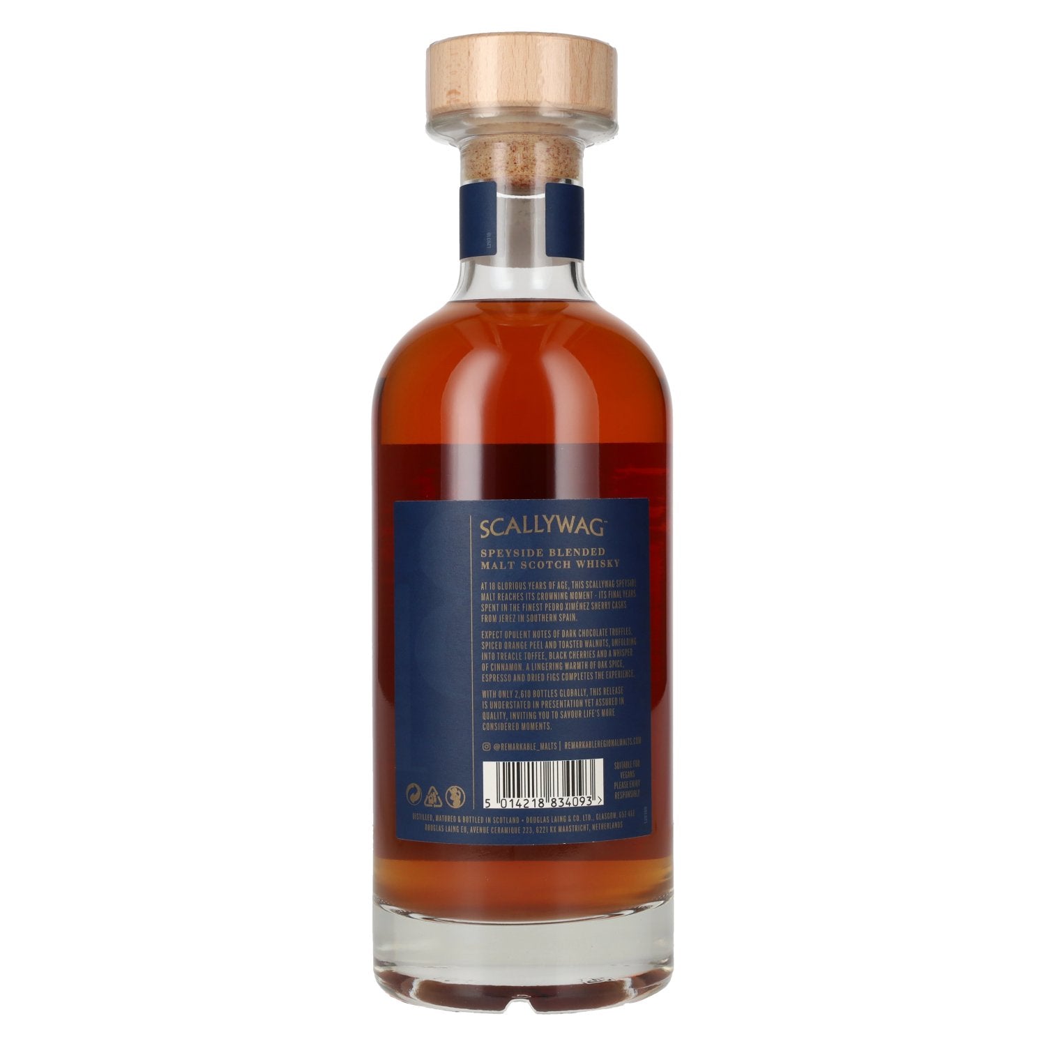 Douglas Laing SCALLYWAG 18 Jaar Oude Speyside Blended Malt PX Sherry Cask Finish 46% Vol. 0,7l