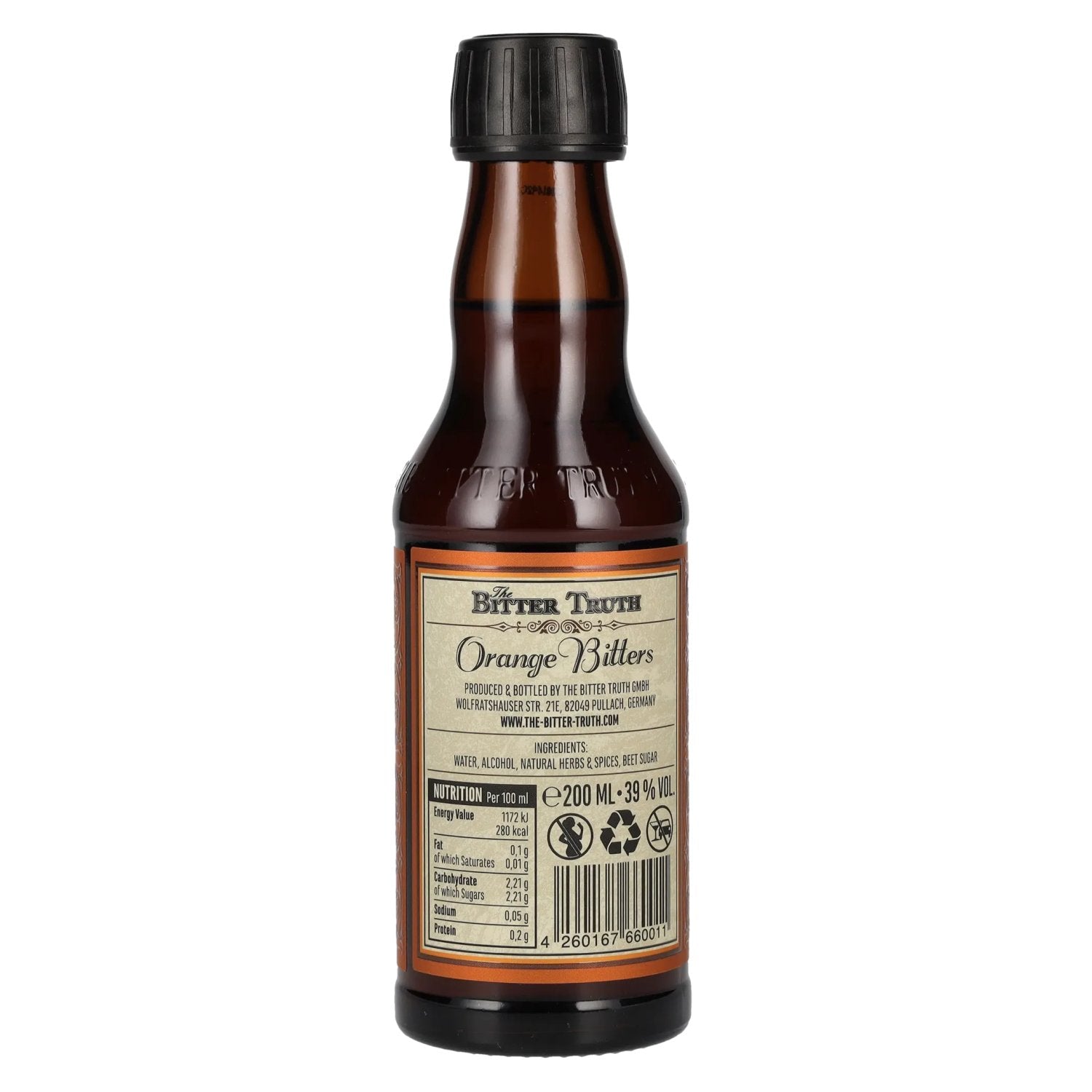 The Bitter Truth Orange Bitters 39% vol. 0,2l