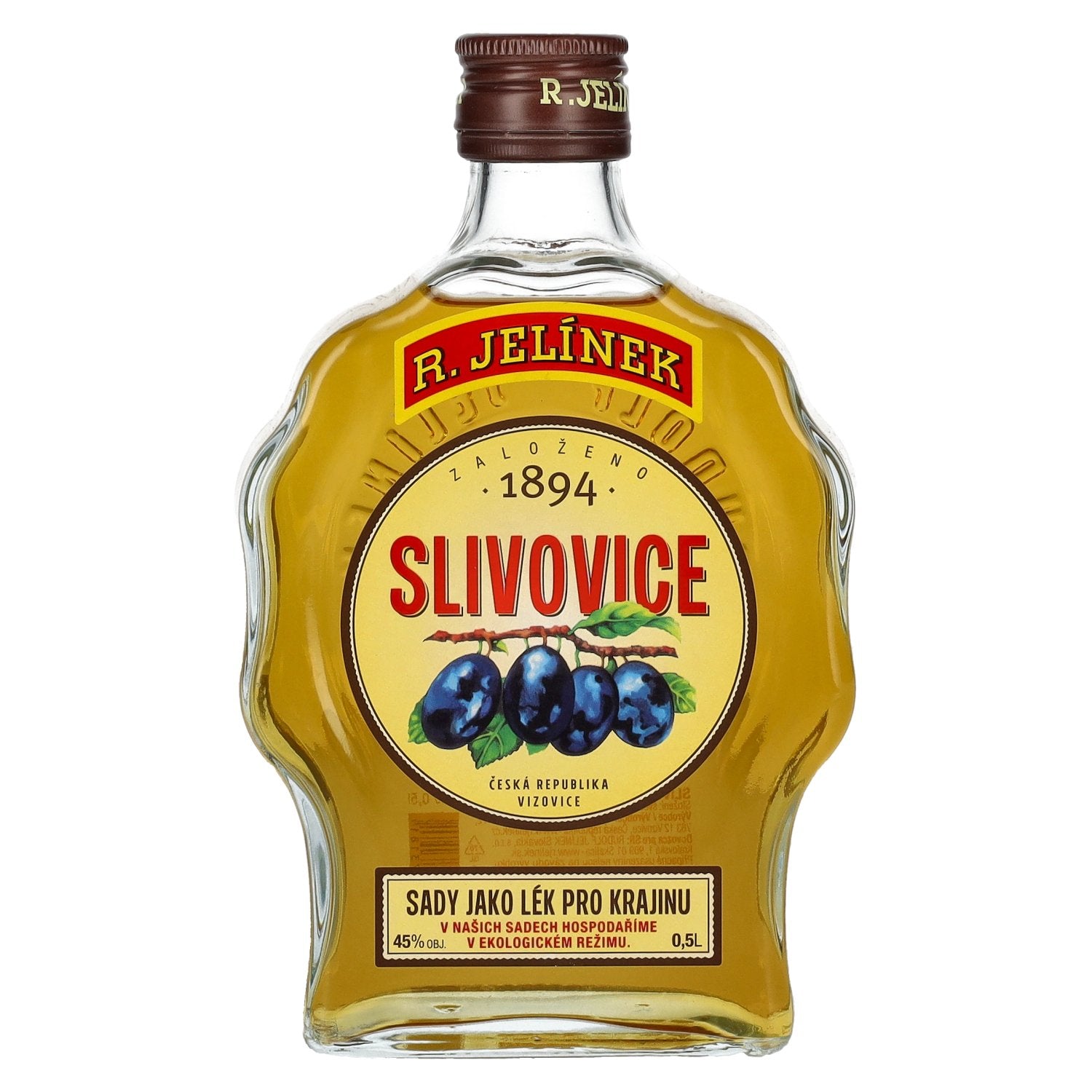 R. Jelínek Slivovice GOLD Pruim 45% Vol. 0,5l