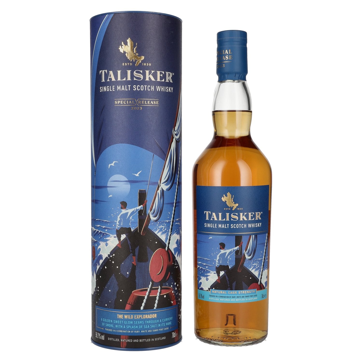 Talisker THE WILD EXPLORADOR Single Malt Special Release 2023 59,7% Vol. 0,7l in geschenkverpakking