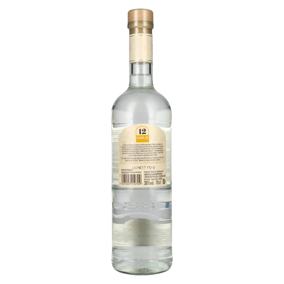 12 GOLD Liqueur d'anis by Ouzo 12 36% Vol. 0,7l